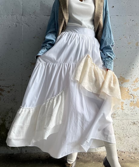 remake asymmetry volume skirt A
