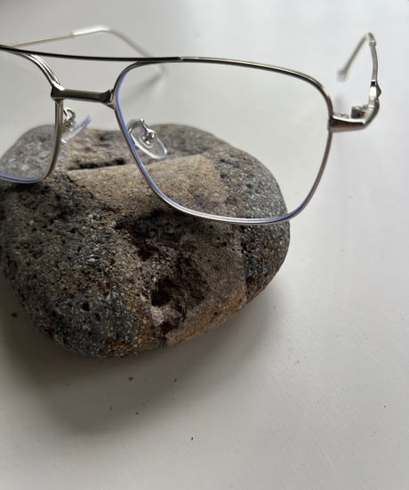 Metal Frame Square Eyewear B
