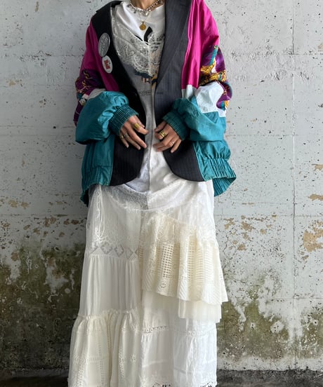 remake colorful nylon jacket