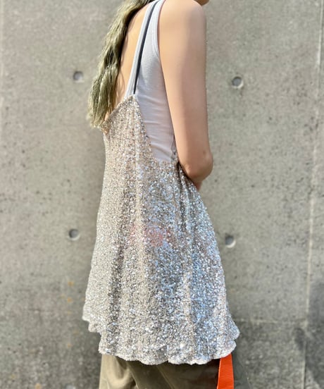 spangle camisole dress