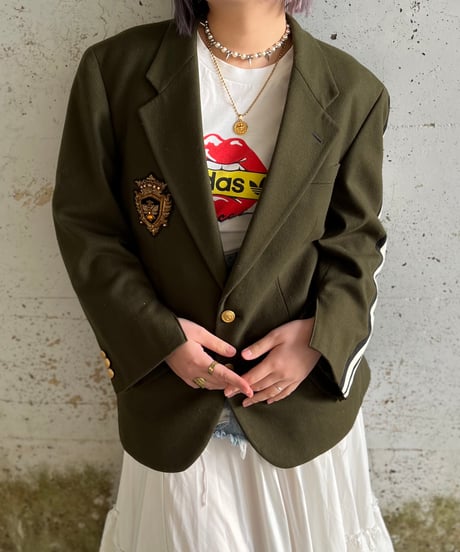 remake bijou emblem line jacket