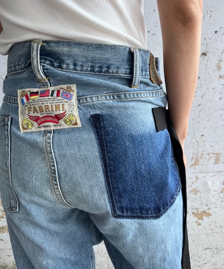 remake differences message denim pants