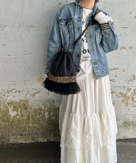 noir tulle bag