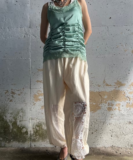 lace jogger pants A
