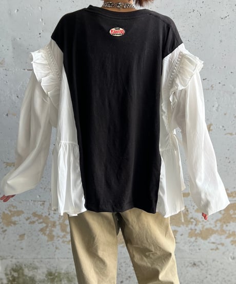 remake docking blouse tee