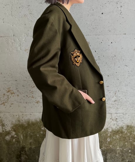 remake bijou emblem line jacket