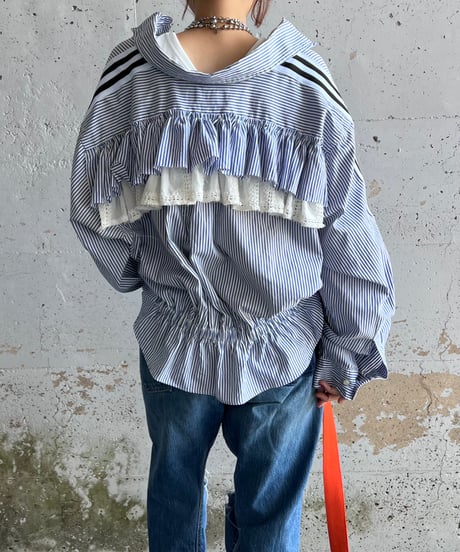 remake frill shirt C