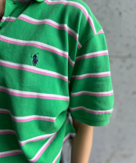 remake frill polo shirt C