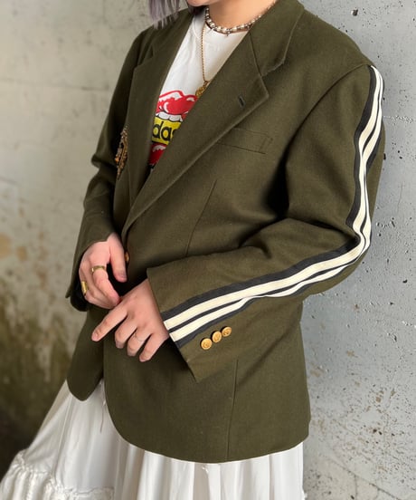 remake bijou emblem line jacket