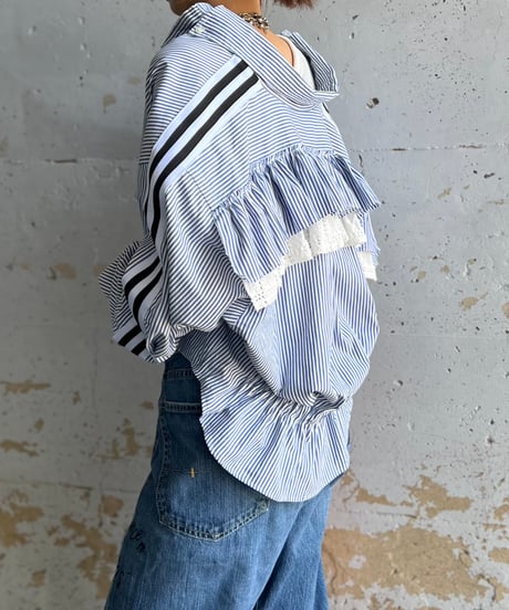 remake frill shirt