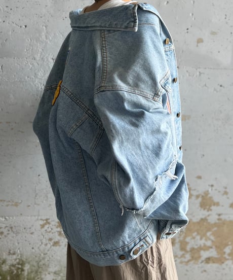 remake playful denim jacket