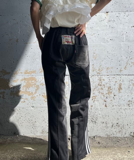 remake sporty  docking denim pants