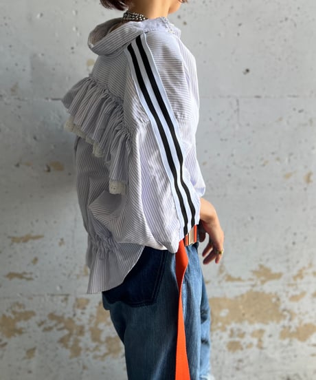 remake frill  half shirt