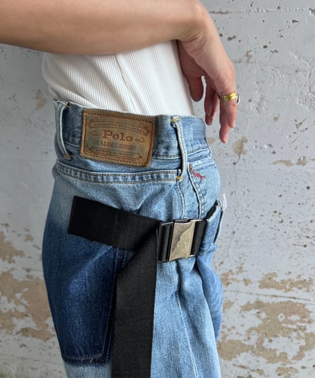 remake differences message denim pants