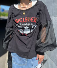 remake tulle sleeve tops