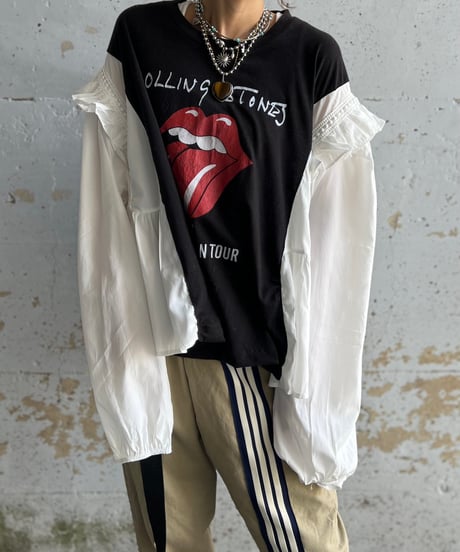remake docking blouse tee