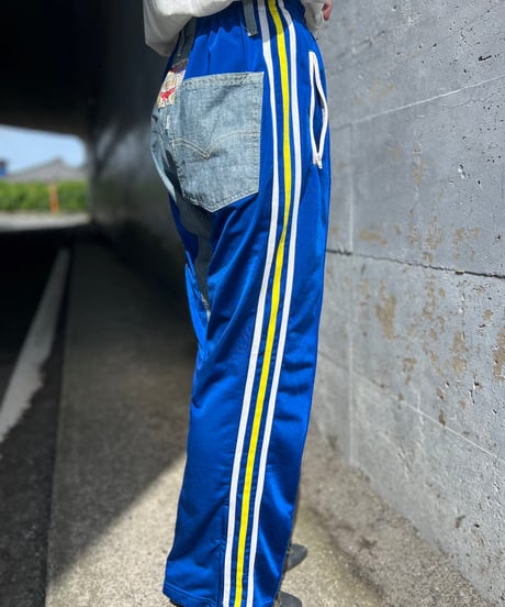 remake sporty  docking denim pants