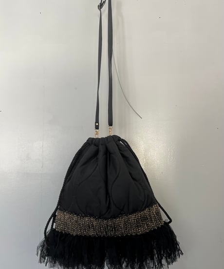 noir tulle bag