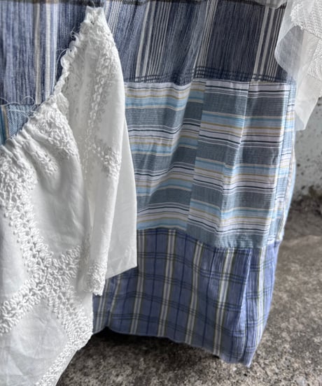 remake check asymmetry skirt