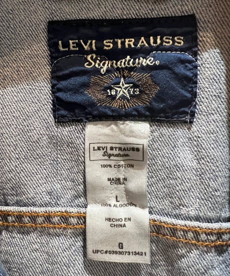 remake pocket denim vest D