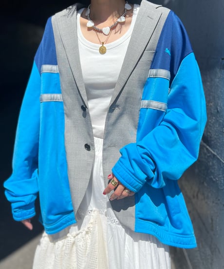 remake sporty tailored jacket