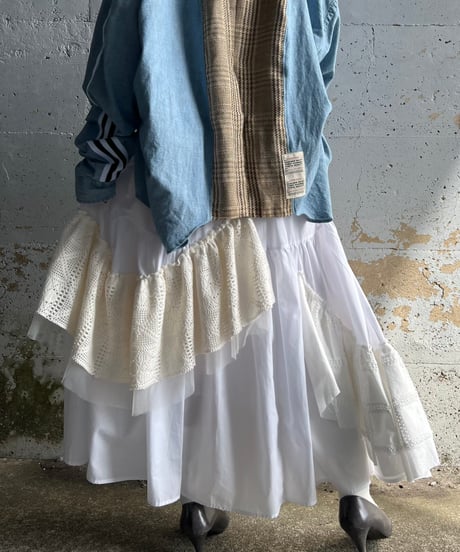 remake asymmetry volume skirt A