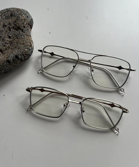 Metal Frame Square Eyewear A