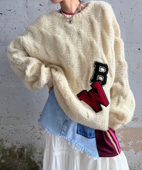 patchwork mood knit
