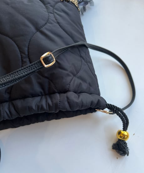 noir tulle bag