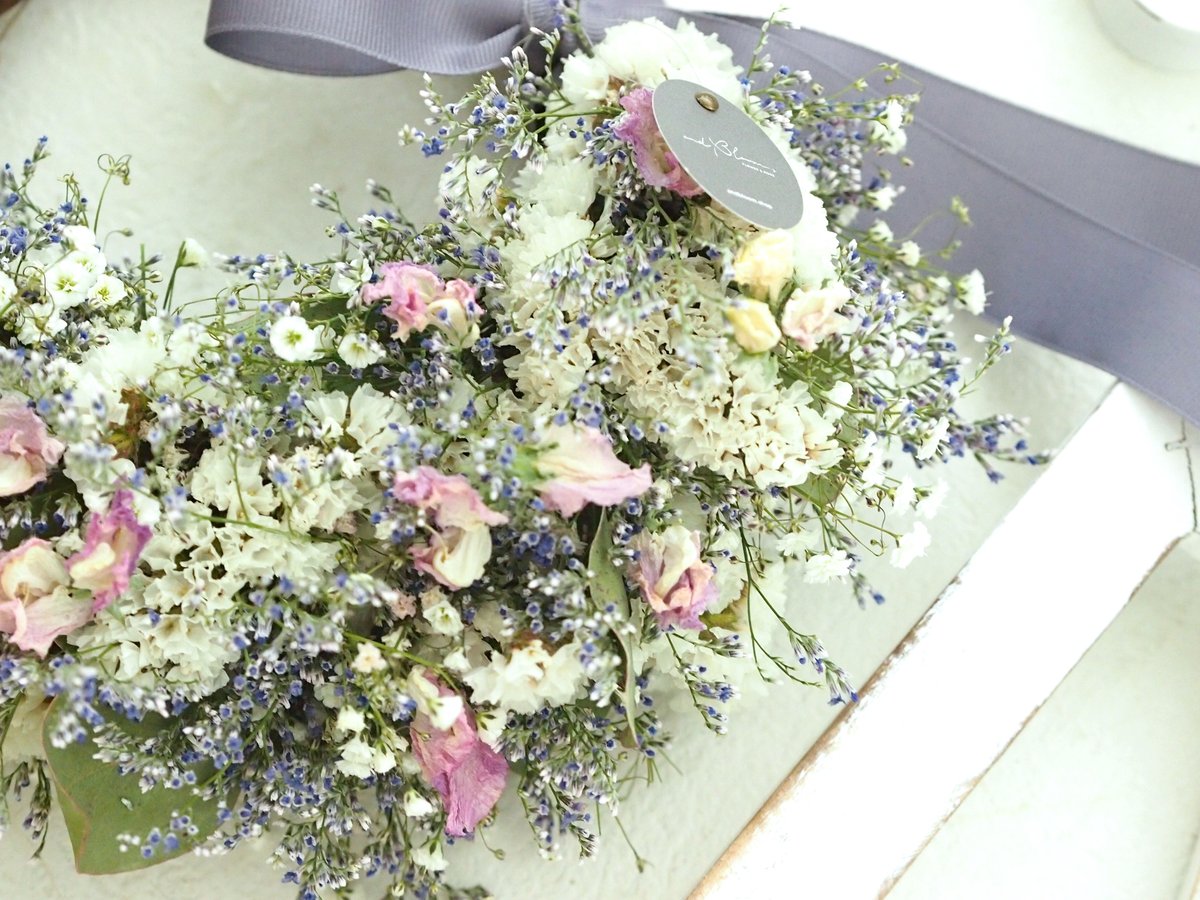スターチスホワイトミックス：ハーフリースM | andbloom
