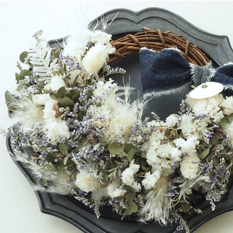 スターチスホワイトミックス：ハーフリースS | andbloom