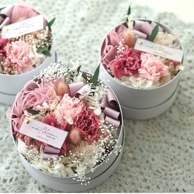 サークルBOXアレンジメント M | andbloom