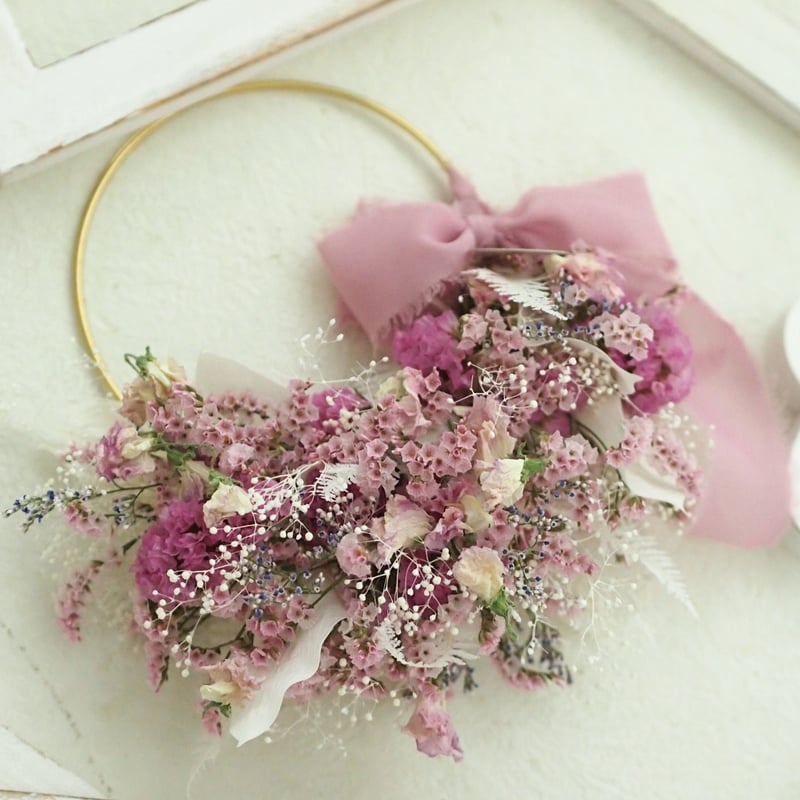 アイアンリース：スターチスピンクミックス | andbloom