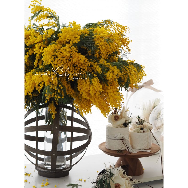 フラワーケーキ：Just Married（L） | andbloom