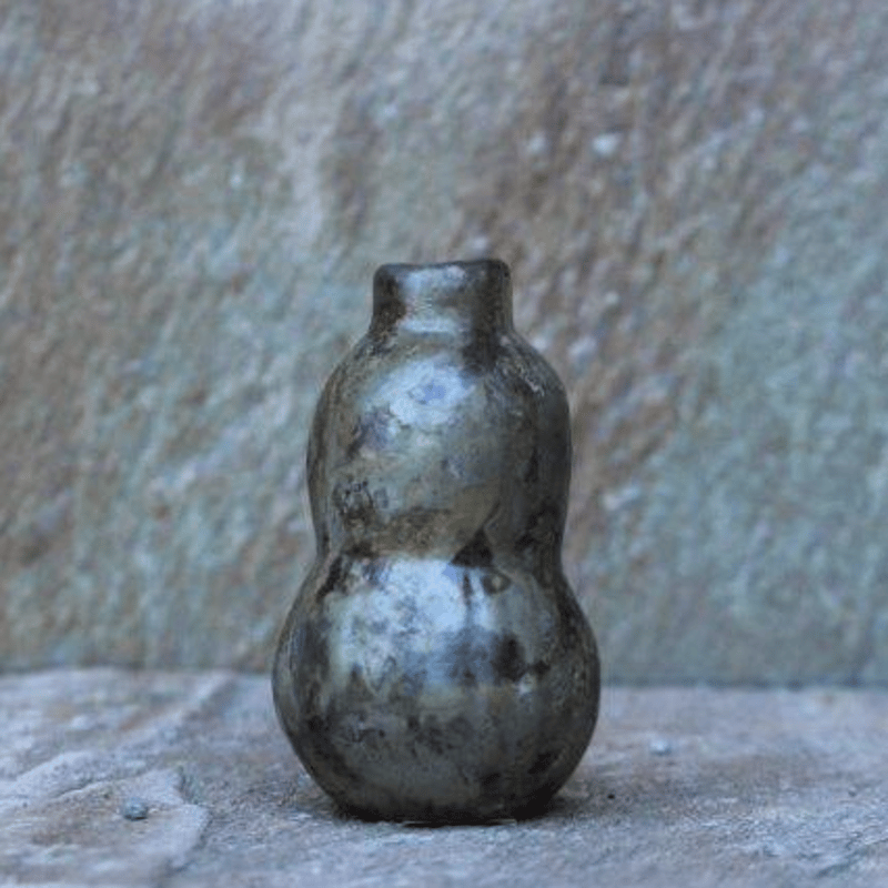 RITAO CHAN公式アカウント05 花瓶瓢箪型箸瓶景徳鎮(F-110) 児玉みのり窯変瓢箪花器 | 日月長 hitukinagaku