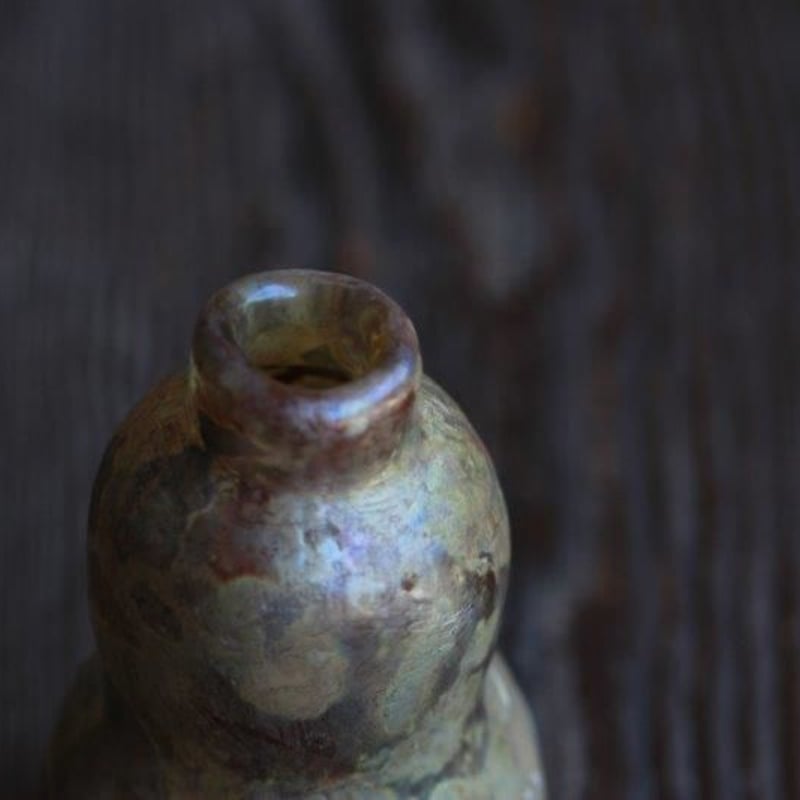 RITAO CHAN公式アカウント05 花瓶瓢箪型箸瓶景徳鎮(F-110) 児玉みのり窯変瓢箪花器 | 日月長 hitukinagaku