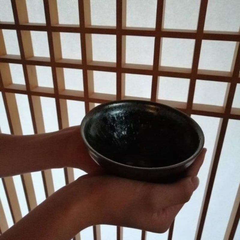 西林学 黒斑天目茶碗（油滴系） | 日月長 hitukinagaku