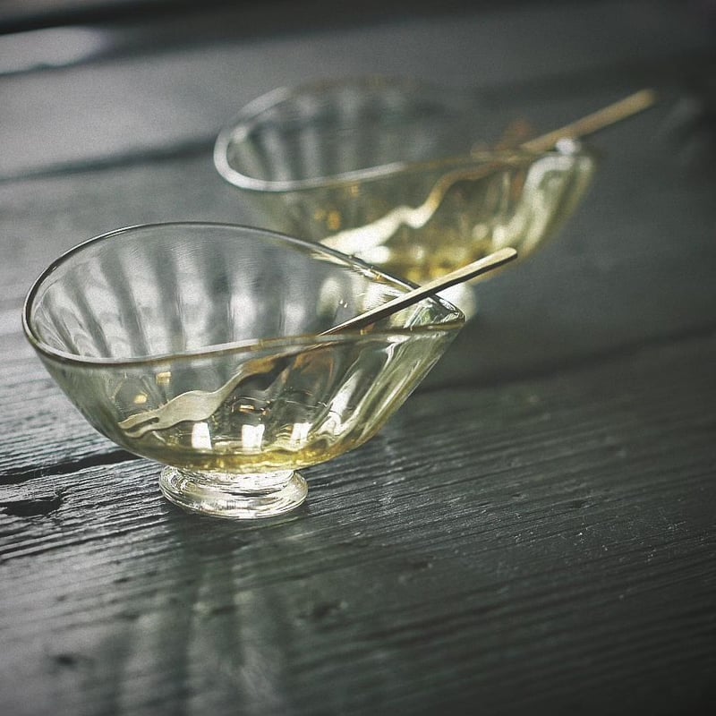 境田亜希 はかなげ ガラス 小鉢 器 境田亜希 - 作家もの | 京都の器