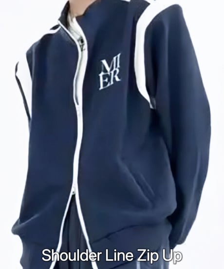 9.16再販 Shoulder Line Zip Up