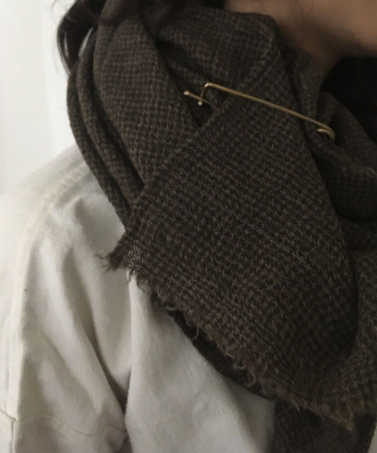 STOLE ( brown×beige ) | GARAGE Brocante/Antique