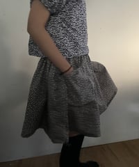 Kids flower gather skirt