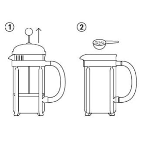 BODUM ボダム ケニヤ フレンチプレス コーヒーメーカー 350ml ブラック