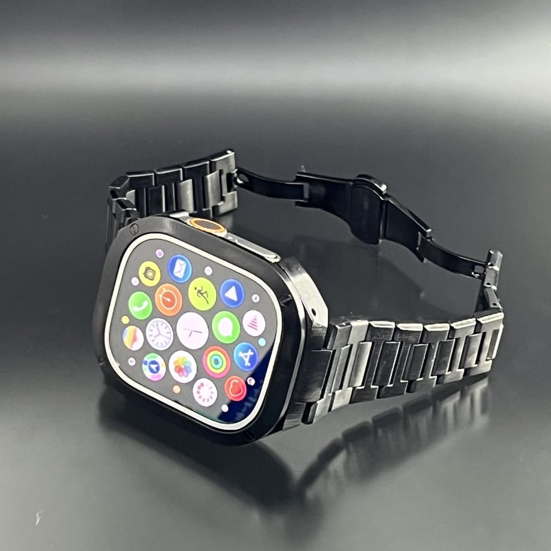 49mm ブラック ステンレス ケース/ステンレス ベルト | APPLE WATCHES