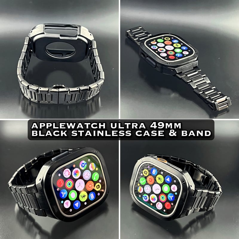 49mm ブラック ステンレス ケース/ステンレス ベルト | APPLE WATCHES