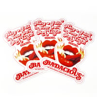 BADACIOUS STICKER SET OF 3