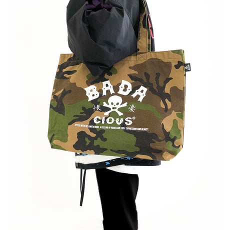 KAIRAKU KUN BIG TOTE CAMO