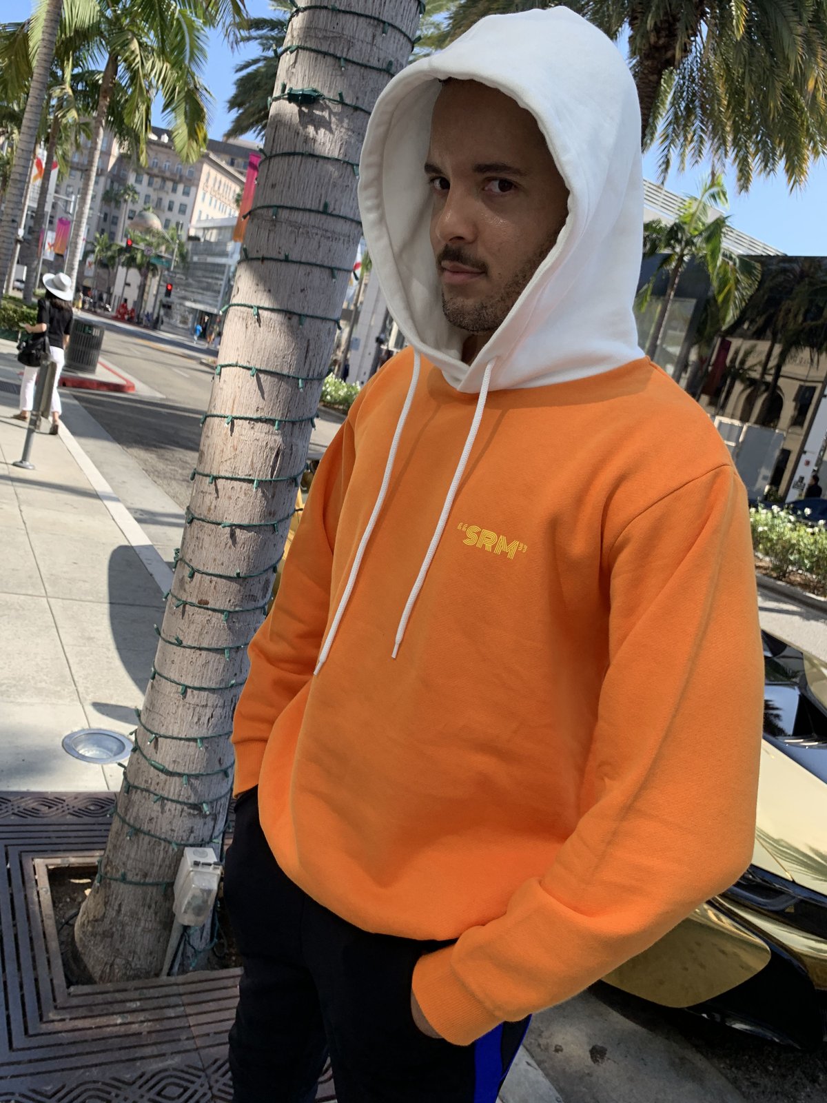 SRMフード配色パーカー | S.REIMON