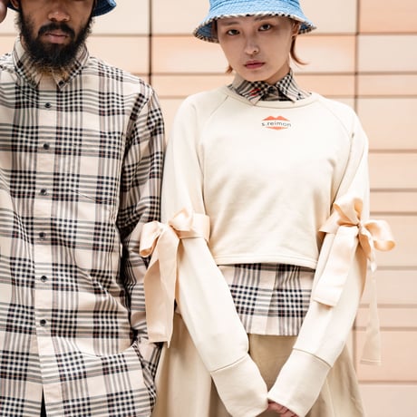 S.REIMON エスレイモン 白 ロング ビッグ シャツ S.REIMON エスレイモン 白 ロング ビッグ シャツ トップス