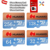 ブランドの新しい高速huawei社GS-2IN633x64GB-Rプロ128GBマイクロSDカードU3 4Kアップメモリ+ SDカードリーダー+アダプターリーダー