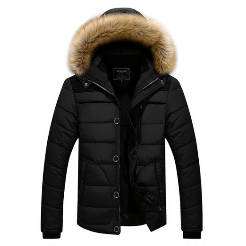 2019メンズビッグファーダウンジャケットコート | セレクトショップ